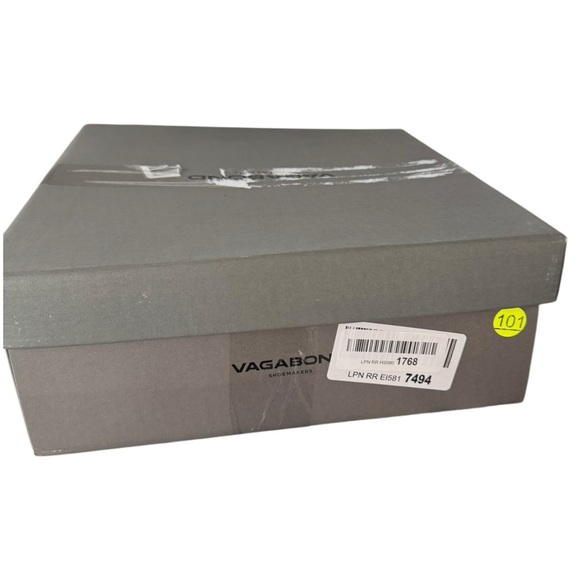 Vagabond Alina Patent Leather Cowboy Boots Black 38 - Picture 6 of 8